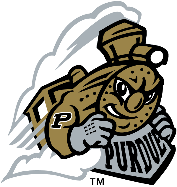 Purdue Boilermakers 1996-2011 Alternate Logo t shirts iron on transfers v7...